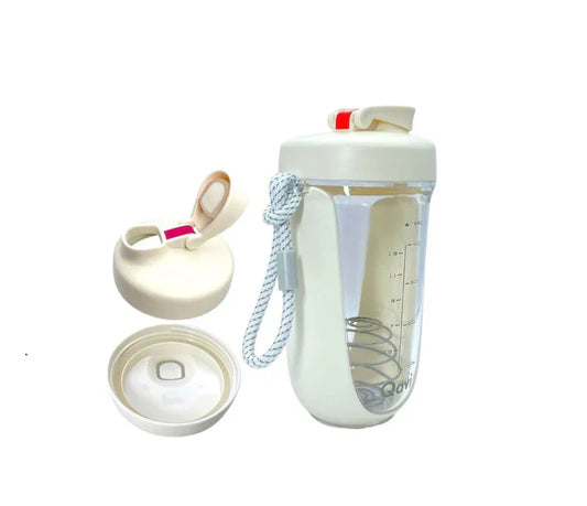 LORDEX Qavi Premium Rope-Handle Shaker Bottle