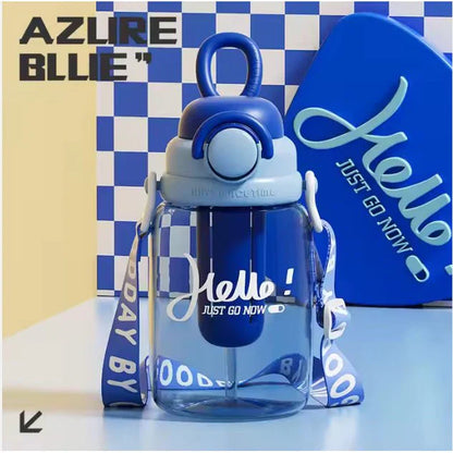 Clear Transparent Water Bottle – Portable Hydration Flask